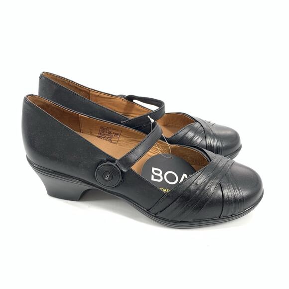 Dr. Comfort Shoes - $174 Dr.Comfort Cindee Leather BOA System Diabetic Shoes Classic Heels 11W Black
